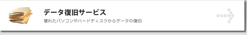 データ復旧サービス  壊れたパソコンやハードディスクからデータの復旧